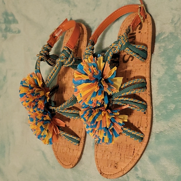 CIRCUS SAM EDELMAN MULTICOLOR SANDALS 👡 - Picture 5 of 8